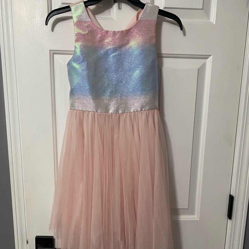 SOLD Iridescent and Pink Tulle Dress
